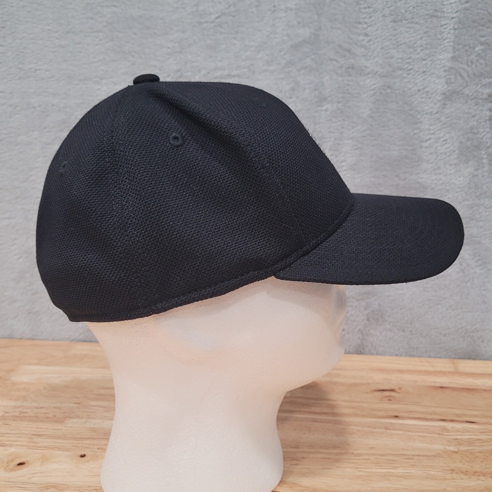 Reebok Basketball Logo Hat Cap XL Black Fitted Sports - Picture 5 of 7